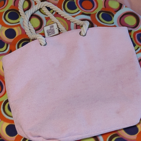 GLOSS and GLO Pink Tote Bag NWT Beach Bum - Picture 4 of 6